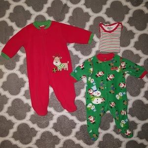 Infant PJs Bundle of 3, Sz Newborn, 0-3, 3 Months